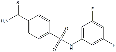 4-[(3,5-difluorophenyl)sulfamoyl]benzene-1-carbothioamide|
