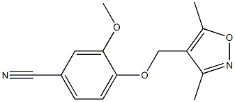 4-[(3,5-dimethyl-1,2-oxazol-4-yl)methoxy]-3-methoxybenzonitrile