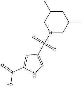 4-[(3,5-dimethylpiperidin-1-yl)sulfonyl]-1H-pyrrole-2-carboxylic acid|