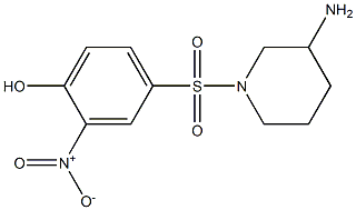 4-[(3-aminopiperidine-1-)sulfonyl]-2-nitrophenol