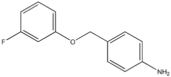 4-[(3-fluorophenoxy)methyl]aniline Struktur