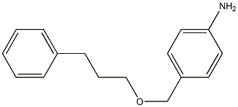 4-[(3-phenylpropoxy)methyl]aniline,,结构式
