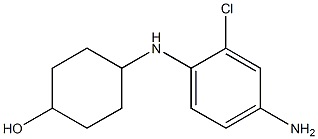 4-[(4-amino-2-chlorophenyl)amino]cyclohexan-1-ol Structure