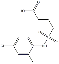 4-[(4-chloro-2-methylphenyl)sulfamoyl]butanoic acid