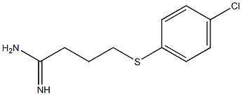 4-[(4-chlorophenyl)sulfanyl]butanimidamide|