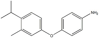 4-[3-methyl-4-(propan-2-yl)phenoxy]aniline 化学構造式