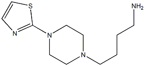 4-[4-(1,3-thiazol-2-yl)piperazin-1-yl]butan-1-amine Struktur
