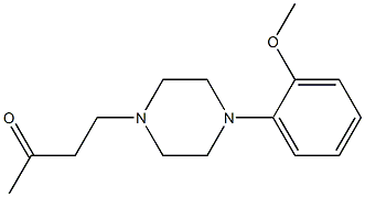 4-[4-(2-methoxyphenyl)piperazin-1-yl]butan-2-one 结构式