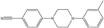  4-[4-(3-methylphenyl)piperazin-1-yl]benzonitrile