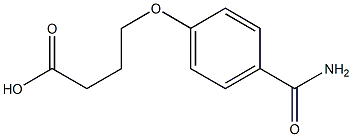 4-[4-(aminocarbonyl)phenoxy]butanoic acid