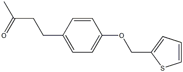 4-[4-(thien-2-ylmethoxy)phenyl]butan-2-one Structure