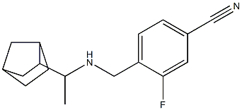 4-{[(1-{bicyclo[2.2.1]heptan-2-yl}ethyl)amino]methyl}-3-fluorobenzonitrile