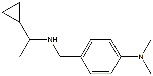 4-{[(1-cyclopropylethyl)amino]methyl}-N,N-dimethylaniline Structure