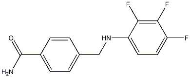 4-{[(2,3,4-trifluorophenyl)amino]methyl}benzamide