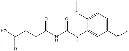 4-{[(2,5-dimethoxyphenyl)carbamoyl]amino}-4-oxobutanoic acid