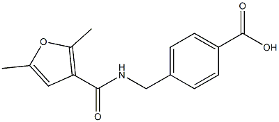 4-{[(2,5-dimethylfuran-3-yl)formamido]methyl}benzoic acid|