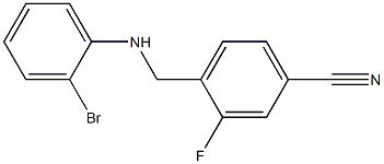 4-{[(2-bromophenyl)amino]methyl}-3-fluorobenzonitrile
