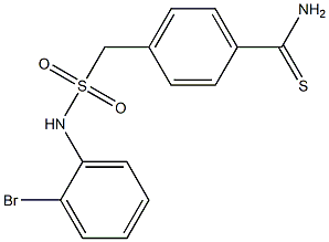 4-{[(2-bromophenyl)sulfamoyl]methyl}benzene-1-carbothioamide