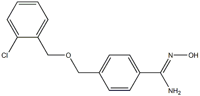 4-{[(2-chlorobenzyl)oxy]methyl}-N'-hydroxybenzenecarboximidamide