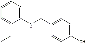 4-{[(2-ethylphenyl)amino]methyl}phenol Structure