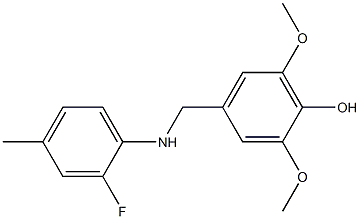 4-{[(2-fluoro-4-methylphenyl)amino]methyl}-2,6-dimethoxyphenol