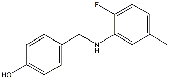 4-{[(2-fluoro-5-methylphenyl)amino]methyl}phenol|