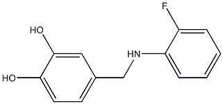 4-{[(2-fluorophenyl)amino]methyl}benzene-1,2-diol