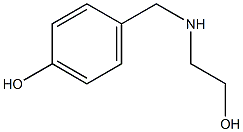 4-{[(2-hydroxyethyl)amino]methyl}phenol,,结构式