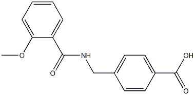 4-{[(2-methoxyphenyl)formamido]methyl}benzoic acid Structure