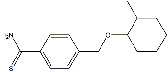 4-{[(2-methylcyclohexyl)oxy]methyl}benzene-1-carbothioamide