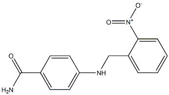 4-{[(2-nitrophenyl)methyl]amino}benzamide Structure