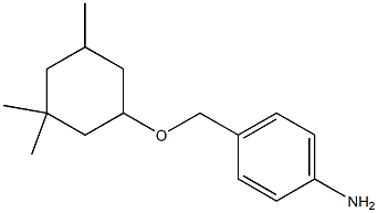 4-{[(3,3,5-trimethylcyclohexyl)oxy]methyl}aniline 化学構造式