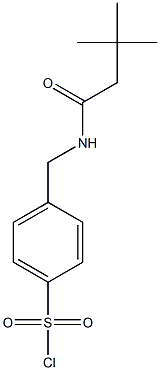 4-{[(3,3-dimethylbutanoyl)amino]methyl}benzenesulfonyl chloride|