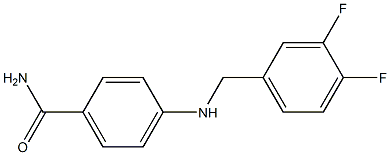  4-{[(3,4-difluorophenyl)methyl]amino}benzamide