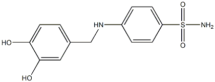 4-{[(3,4-dihydroxyphenyl)methyl]amino}benzene-1-sulfonamide