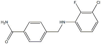  4-{[(3-chloro-2-fluorophenyl)amino]methyl}benzamide