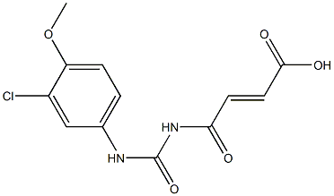 4-{[(3-chloro-4-methoxyphenyl)carbamoyl]amino}-4-oxobut-2-enoic acid