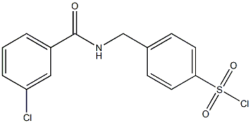 4-{[(3-chlorophenyl)formamido]methyl}benzene-1-sulfonyl chloride