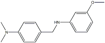 4-{[(3-methoxyphenyl)amino]methyl}-N,N-dimethylaniline Structure