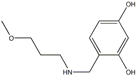 4-{[(3-methoxypropyl)amino]methyl}benzene-1,3-diol