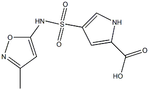 4-{[(3-methylisoxazol-5-yl)amino]sulfonyl}-1H-pyrrole-2-carboxylic acid