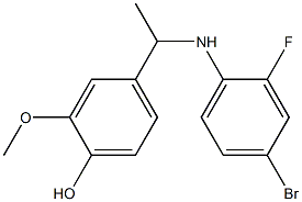 4-{1-[(4-bromo-2-fluorophenyl)amino]ethyl}-2-methoxyphenol