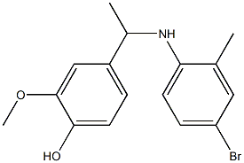 4-{1-[(4-bromo-2-methylphenyl)amino]ethyl}-2-methoxyphenol