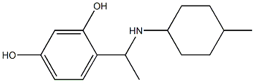 4-{1-[(4-methylcyclohexyl)amino]ethyl}benzene-1,3-diol