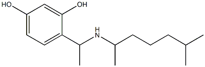 4-{1-[(6-methylheptan-2-yl)amino]ethyl}benzene-1,3-diol