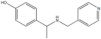  4-{1-[(pyridin-4-ylmethyl)amino]ethyl}phenol