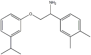 4-{1-amino-2-[3-(propan-2-yl)phenoxy]ethyl}-1,2-dimethylbenzene