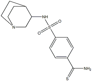 4-{1-azabicyclo[2.2.2]octan-3-ylsulfamoyl}benzene-1-carbothioamide