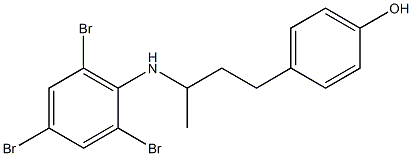  4-{3-[(2,4,6-tribromophenyl)amino]butyl}phenol