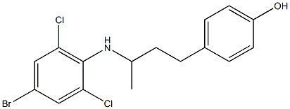 4-{3-[(4-bromo-2,6-dichlorophenyl)amino]butyl}phenol